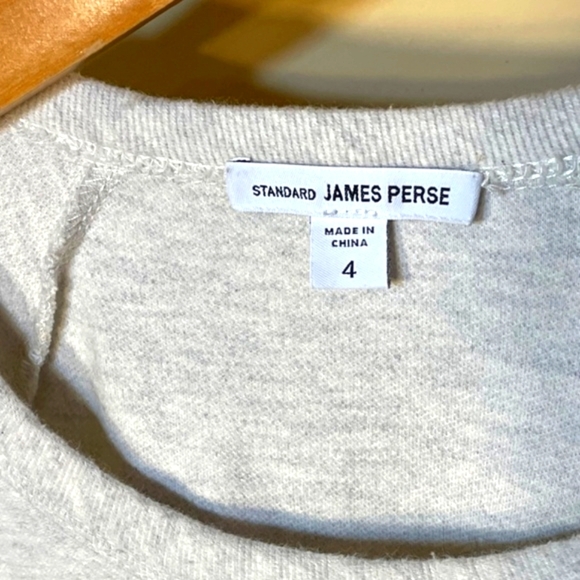 James Perse Light Gray Men's Shirt - Picture 3 of 9